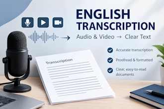 do a basic presentation design , transcription