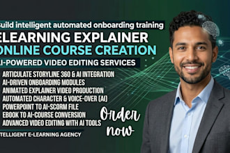 do onboarding elearning explainer course creation with ai training video editing