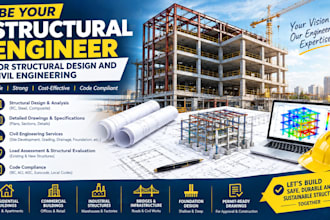 be your structural engineer for structural design and civil engineering