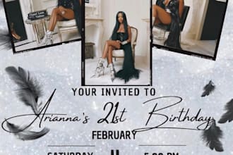 design a creative canva flyer for your event