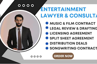 write music law and entertainment contracts