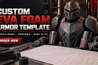 create a custom eva foam armor template for your cosplay