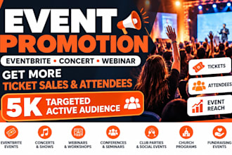 event promotion eventbrite marketing boost ticket sales concert promotion