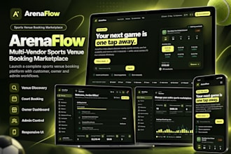 build or customize a multi vendor sports venue booking marketplace