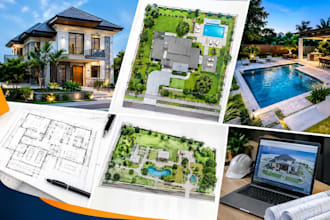 do plot plan, plan review, backyard pool, chief architect, property map design