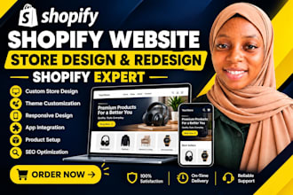 shopify website, design shopify store, redesign shopify store, shopify expert