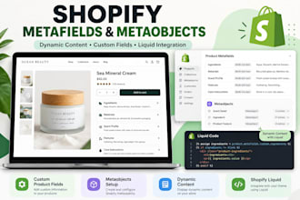set up shopify metafields and metaobjects