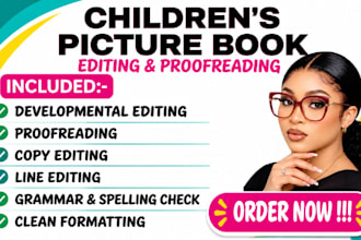 edit proofread your childrens story book and picture book