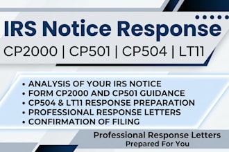 help you respond to your irs notice and resolve tax filing issues fast