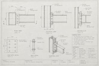 design steel connections and provide structural calculations