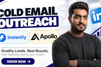 setup cold email outreach and appointment setting