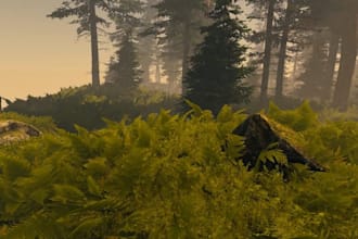 design 3d environment and game level design in unity