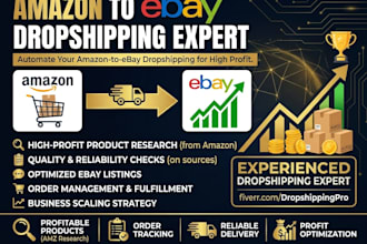 be your ebay VA for amazon to ebay dropshipping