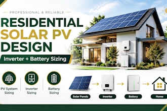 design residential solar pv systems with inverter battery sizing for your home