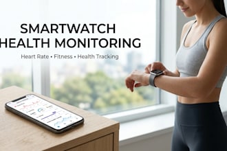 develop smartwatch health monitoring app, wearable health tracker app