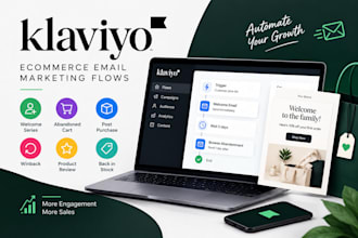 set up your klaviyo ecommerce email marketing flows