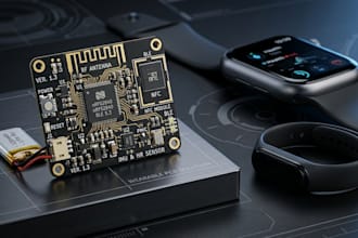 design custom smart wearable pcb with ble nfc iot