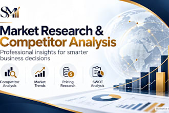 conduct market research and competitor analysis
