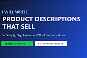 write product descriptions that sell for your online store