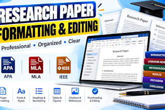 format and edit your research paper professionally