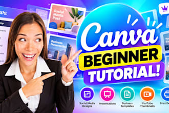 create canva template design, canva design expert, canva logo and banner