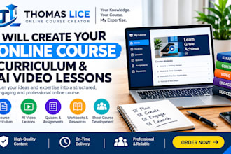 create your online course, curriculum and ai video lessons skool community