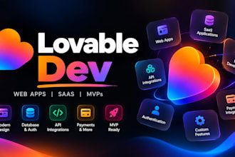 be your lovable dev for web app development or saas app