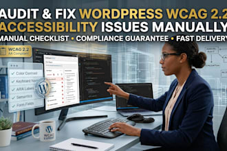 audit and fix wordpress wcag 2 2 accessibility issues manually