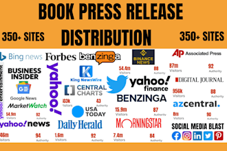 write and distribute a book press release for your book launch PR book marketing