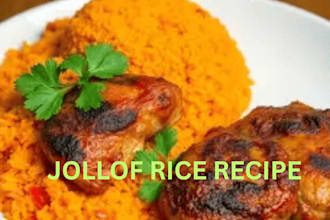 make fried rice and jollof rice with chicken