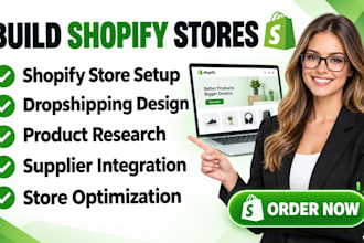 build shopify dropshipping store with zendrop, dser, autods cj salehoo and doba
