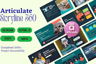 design interactive elearning courses in articulate storyline and rise 360