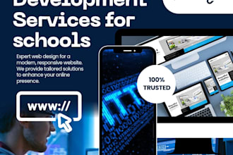 develop a website for your school