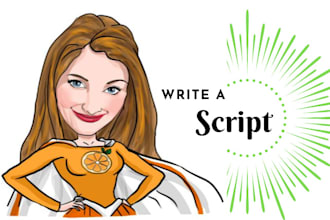 write a script for use in any video or audio recording