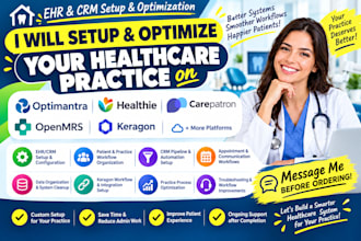 optimantra healthie ehr dentist practice better CRM carepatron openmrs keragon