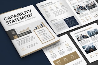 design an effective and professional business capability statement for you