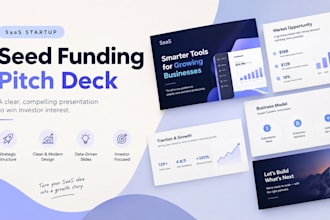create a seed funding pitch deck for your saas startup