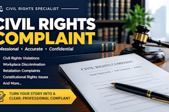draft a professional civil right complaint