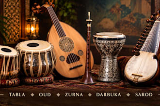 record authentic tabla, oud, zurna, darbuka, and sarod for your track