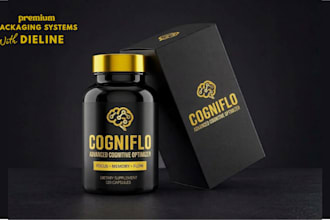 design premium packaging, and print ready dieline