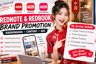 promote your brand on rednote redbook xiaohongshu with chinese content and ads