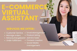 manage your ecommerce store and provide customer service