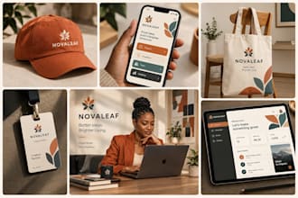 design a canva brand kit, branding kit, style guide and social media kit