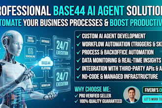 build base44 ai agent integrate custom ai workflows base44 developer