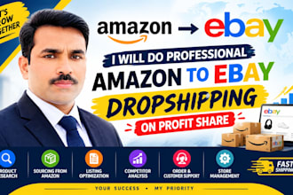 professional  amazon to ebay dropshipping on profit share