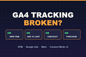 fix ga4 ecommerce tracking google tag manager and conversion events