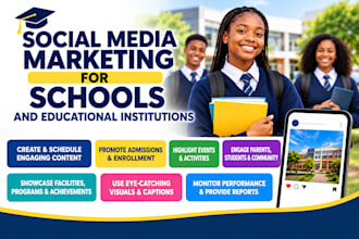 manage social media marketing for schools and educational institutions