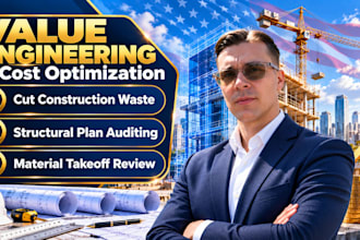 perform value engineering and cost optimization for your project
