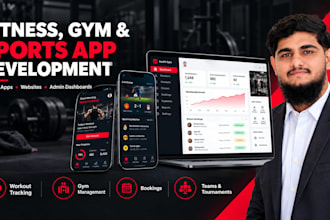 develop fitness app gym app workout app and sports website