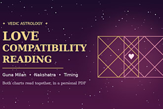 do a vedic astrology love compatibility reading for couples